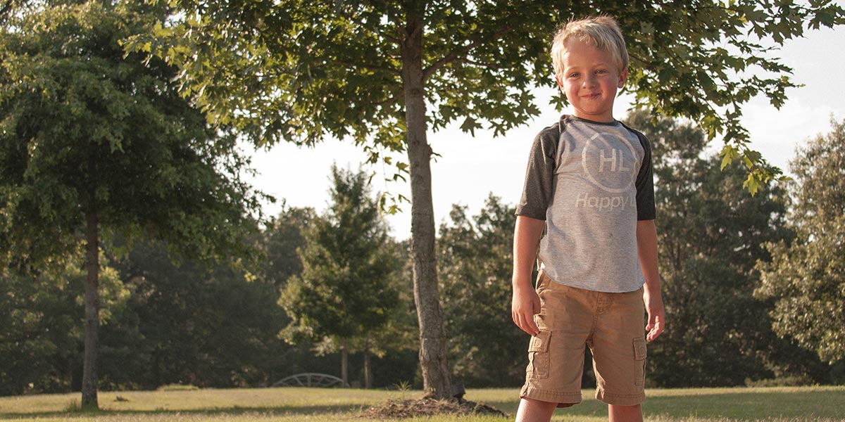 Boy In Happy Life Shirt